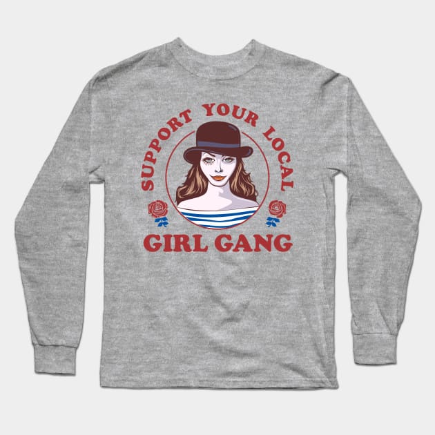 GIRL GANG Long Sleeve T-Shirt by mojokumanovo